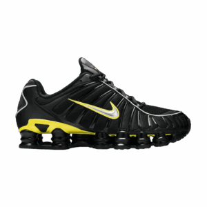 Nike Shox TL Black Dynamic Yellow Metallic Silver