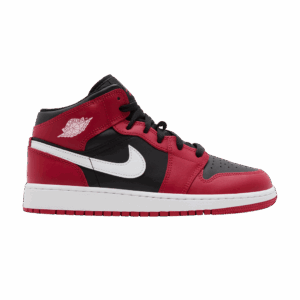 Jordan 1 Mid Gym Red Black White (GS)