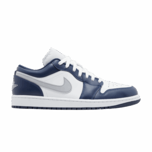 Jordan 1 Low Wolf Grey Midnight Navy