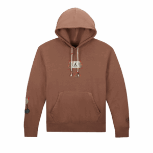 Travis Scott x Jordan Flight Graphic Hoodie Archaeo Brown