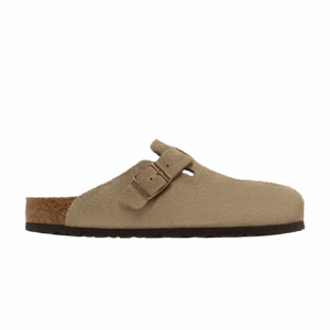 Birkenstock Boston Soft Footbed Suede Taupe