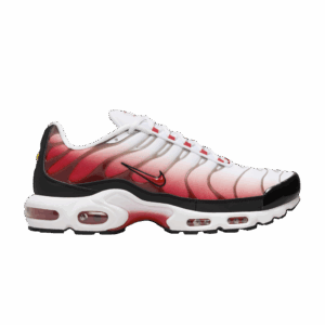 Nike Air Max Plus White Black University Red