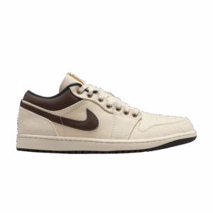 Jordan 1 Low Premium Pale Ivory Off Noir Baroque Brown