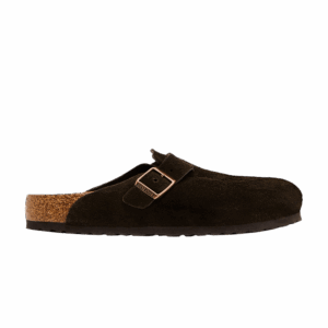 Birkenstock Boston Soft Footbed Suede  Mocha