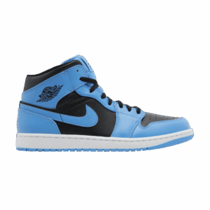 Jordan 1 Mid University Blue Black
