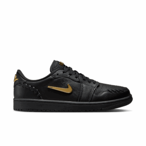 Jordan 1 Low Method of Make Black Metallic Gold (Women's)