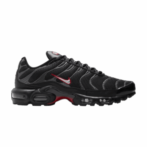 Nike Air Max Plus Black University Red Metallic Silver