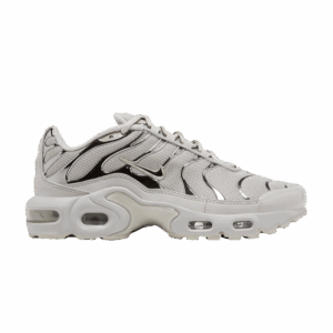 Nike Air Max Plus Light Iron Ore Gym Red Smoke Grey Metallic Silver (GS)