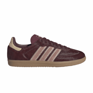 adidas Samba OG Maroon Sand Strata Pony (Women's)