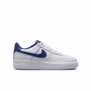 Nike Air Force 1 White Deep Royal Blue GS