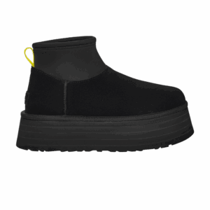 UGG Classic Mini Dipper Boot Black Yellow (Women's)