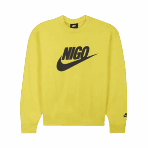 Nike x Nigo NRG Fleece Crew Sweatshirt Yellow