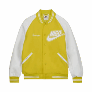 Nike x Nigo NRG Varsity Jacket Yellow