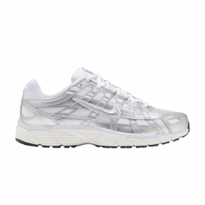 Nike P-6000 White Blue Tint Sail Metallic Silver (Women's)