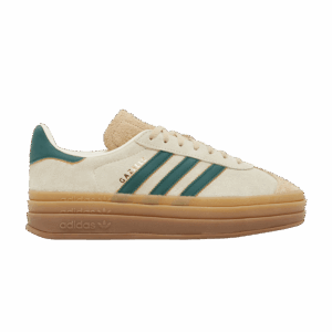 adidas Gazelle Bold Magic Beige Collegiate Green (Women's)